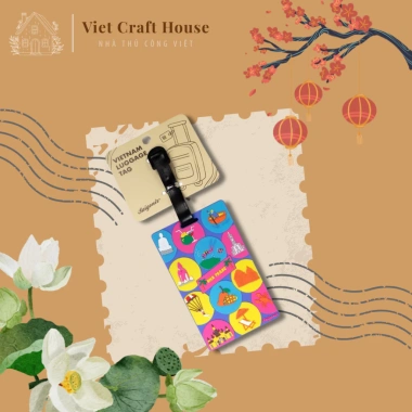Thẻ Treo Hành Lý PVC Nhựa Dẻo Hình Ảnh Việt Nam - Quà Lưu Niệm Giá 75.000₫