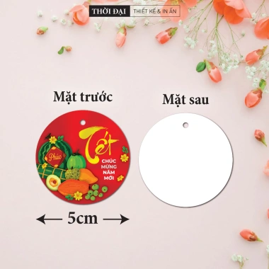 Thẻ treo Metalize 5cm Trang trí Tết Mâm Ngũ Quả Tròn Đỏ Lấp Lánh 49.000 VND 2 Thẻ treo Metalize 5cm Trang trí Tết Mâm Ngũ Quả Tròn Đỏ Lấp Lánh 49.000 VND 2