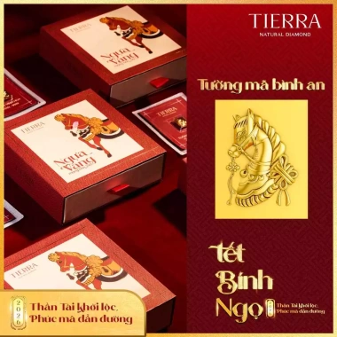 Thẻ Vàng Mỹ Nghệ 24K Tierra - Đánh 1 2 5 Phân Ép Vỉ, Giá chỉ 3tr Giảm 3.9tr 2
