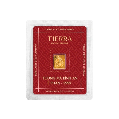 Thẻ Vàng Mỹ Nghệ 24K Tierra - Đánh 1 2 5 Phân Ép Vỉ, Giá chỉ 3tr Giảm 3.9tr 4