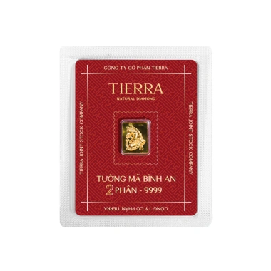 Thẻ Vàng Mỹ Nghệ 24K Tierra - Đánh 1 2 5 Phân Ép Vỉ, Giá chỉ 3tr Giảm 3.9tr 5