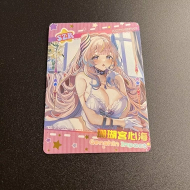 Thẻ Vòng Tròn Nhỏ Huayang Girl 1 Viên Đạn SZR Ganyu Hatsune Miku Anime Xinh Đẹp