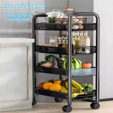 Thép cacbon không rỉ độ bền cao, giá để đồ bếp di động 237.000₫ - Bền tiện lợi 2 Thép cacbon không rỉ độ bền cao, giá để đồ bếp di động 237.000₫ - Bền tiện lợi 2