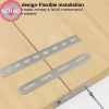 Thép không gỉ N2HAO Góc Phẳng Mending Đính Tấm - Cố Định, Kết Nối Tủ Kệ, Giá 53.900₫ 2