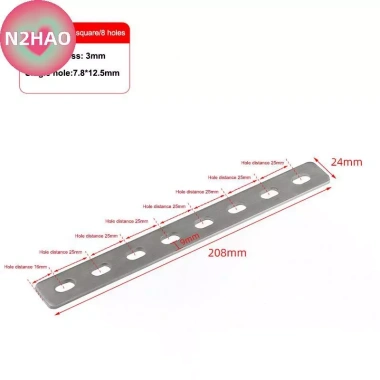 Thép không gỉ N2HAO Góc Phẳng Mending Đính Tấm - Cố Định, Kết Nối Tủ Kệ, Giá 53.900₫ 8