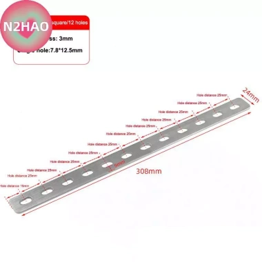 Thép không gỉ N2HAO Góc Phẳng Mending Đính Tấm - Cố Định, Kết Nối Tủ Kệ, Giá 53.900₫ 9