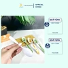 Thìa Ăn Bột Mn02 Màu Ngẫu Nhiên Nhựa Dày Dặn, An Toàn Cho Ăn Dặm và Ăn Cơm 2