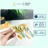 Thìa Ăn Bột Mn02 Màu Ngẫu Nhiên Nhựa Dày Dặn, An Toàn Cho Ăn Dặm và Ăn Cơm 3