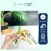 Thìa Ăn Bột Mn02 Màu Ngẫu Nhiên Nhựa Dày Dặn, An Toàn Cho Ăn Dặm và Ăn Cơm 5