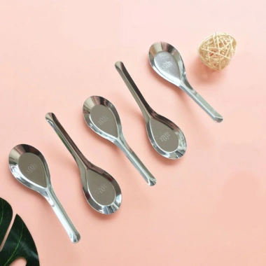 Thìa ăn cơm & muỗng phở inox 304 LANGRUA HOASEN001 15cm - Giá chỉ 20.000 VND