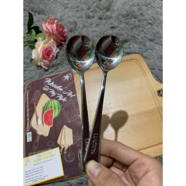Thìa Ăn Cơm Thìa Súp Inox Dày Lớn Lucky Sáng Bóng Độ Bền Cao Giá Chỉ 26.000₫