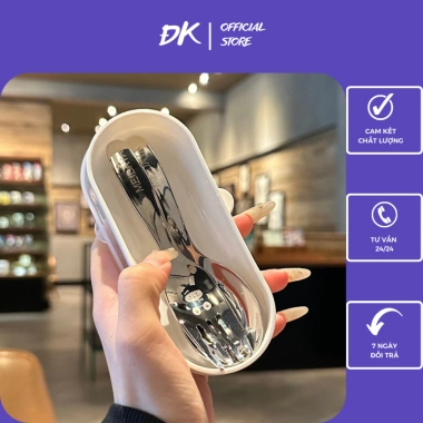 Thìa Ăn Dặm Bé - Bộ Thìa Dĩa Inox 304 Kèm Hộp Đựng, FREESHIP, 63.700 VND 7 Thìa Ăn Dặm Bé - Bộ Thìa Dĩa Inox 304 Kèm Hộp Đựng, FREESHIP, 63.700 VND 7