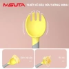 Thìa ăn dặm bẻ cong MISUTA cao cấp 2 chi tiết cho bé tập ăn Uni Baby giá 40.000 VND 6