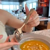 Thìa bé ăn cơm cháo khắc tay cầm to hoạt hình gấu dễ thương GB46 ưu đãi 49.000đ 2