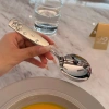 Thìa bé ăn cơm cháo khắc tay cầm to hoạt hình gấu dễ thương GB46 ưu đãi 49.000đ 6