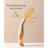 Thìa bẻ cong 360 độ cho bé ăn dặm, set 1 thìa 1 nĩa hộp cao cấp Unibaby, giá 50.000 VND 6
