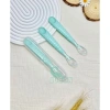 Thìa cao cấp silicol mềm + đầu nạo hình gấu dễ thương cho bé ăn dặm - Unibaby 9