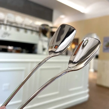 Thìa chanh pha cafe tay cầm dài inox 304 - Muỗng gia vị đa năng cho đá, mật ong, hoa quả, dầm sinh tố Gb97 - Giá 25.000 3