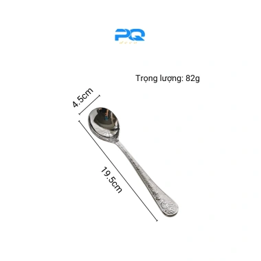 Thìa Cơm Đầu Tròn Tay Cầm Dài Hoa Văn Tân Cổ Điển Inox 18/10 GB38 Chỉ 55.000₫ 2 Thìa Cơm Đầu Tròn Tay Cầm Dài Hoa Văn Tân Cổ Điển Inox 18/10 GB38 Chỉ 55.000₫ 2