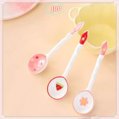 Thìa Gốm Dâu Trái Cây JRP Dễ Thương Tay Cầm Dài Phụ Kiện Nhà Bếp Giá 30.140₫