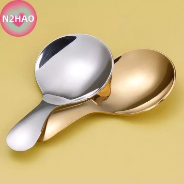 Thìa inox dễ thương tay cầm ngắn vàng kem - dùng cho trà, cà phê, gia vị, trẻ em, nhà bếp - 37.950₫ Thìa inox dễ thương tay cầm ngắn vàng kem - dùng cho trà, cà phê, gia vị, trẻ em, nhà bếp - 37.950₫