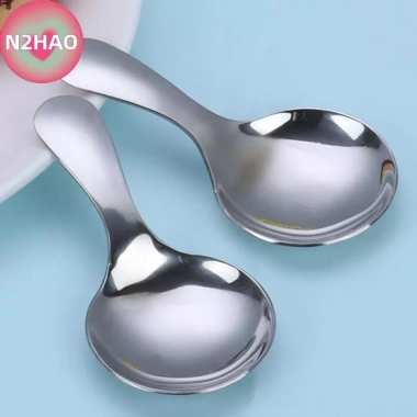 Thìa inox dễ thương tay cầm ngắn vàng kem - dùng cho trà, cà phê, gia vị, trẻ em, nhà bếp - 37.950₫ 6 Thìa inox dễ thương tay cầm ngắn vàng kem - dùng cho trà, cà phê, gia vị, trẻ em, nhà bếp - 37.950₫ 6