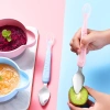 Thìa nạo hoa quả 2 đầu silicone + inox 304 cho bé ăn dặm - Uni Baby - 24,495 VND 7