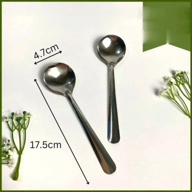 Thìa Nhôm Ăn Cơm Đầu Tròn 10 Cái, Muỗng Dày Dặn, Súp Sáng Bóng Mta-Mart2 - 39.000₫ 3