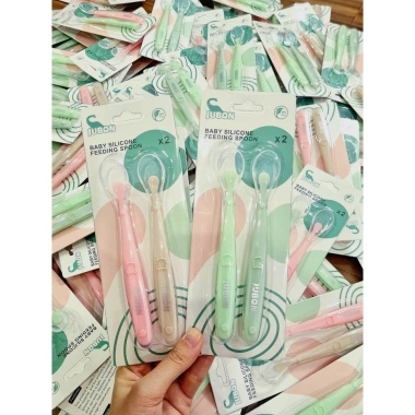 Thìa silicon ăn dặm Jubon set 2 cái suốt mềm mại cho bé - Giá 25.000 Uni Baby 10 Thìa silicon ăn dặm Jubon set 2 cái suốt mềm mại cho bé - Giá 25.000 Uni Baby 10