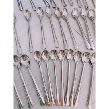 Thìa sinh tố, trà sữa nhôm dài 10 cái dày dăn, nhỏ gọn, tiện lợi - 33.000 VND