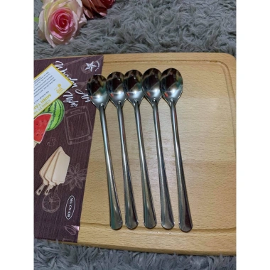 Thìa sinh tố, trà sữa nhôm dài 10 cái dày dăn, nhỏ gọn, tiện lợi - 33.000 VND