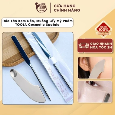 Thìa Tán Kem Nền TOOLA Spatula - Muỗng Lấy Mỹ Phẩm ThegioiSkinfood, Giá 35.000