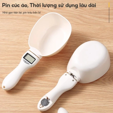 Thìa Tiểu Ly Điện Tử Chome Cân Thức Ăn Chính Xác 800g LCD - Dụng Cụ Nhà Bếp
