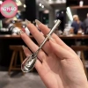 Thìa tròn nhỏ thép không gỉ N2HAO - trộn cà phê, mật ong, gia vị, kem, tráng miệng, dễ vệ sinh cho gia đình 7