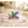 Thiệp 3D Chim Ruồi Xanh & Hoa Pop Up Card Handmade Độc Đáo - Giá chỉ 89.000đ 2