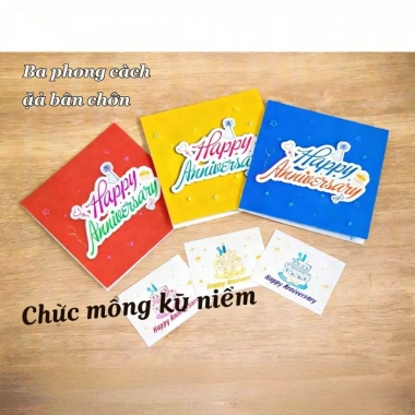 Thiệp 3D Chúc Mừng Kỷ Niệm Đèn Nhạc Quà Tặng Ý Nghĩa Lời Chúc Tình Cảm 7