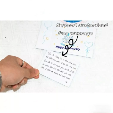 Thiệp 3D Chúc Mừng Kỷ Niệm Đèn Nhạc Quà Tặng Ý Nghĩa Lời Chúc Tình Cảm 9