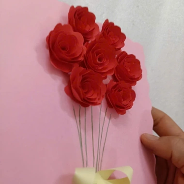 Thiệp 3D hoa nổi 14/2 8/3 20/10 20/11 - thiệp sinh nhật handmade giảm giá 35.000đ