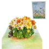 Thiệp 3D Hoa Thủy Tiên & Chim Pop Up Handmade Sang Trọng F56 - Giá 95.000đ