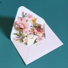 Thiệp 3D Lãng Mạn NS Mới Hoa Sinh Nhật & Giáng Sinh - Bật Lên, Chúc Mừng, Trang Trí Tiệc Cưới, Quà Tặng Cô Gái 2