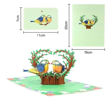 Thiệp 3D Pop-Up Tiezi Ngày Lễ Tình Nhân – Chúc Mừng Yêu Thương, Thiết Kế Sáng Tạo, Giá 59.076₫ 4