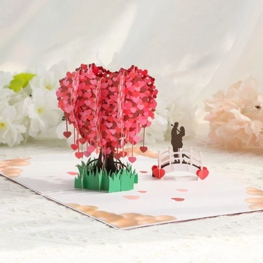 Thiệp 3D Pop-Up Tiezi Ngày Lễ Tình Nhân – Chúc Mừng Yêu Thương, Thiết Kế Sáng Tạo, Giá 59.076₫ 9