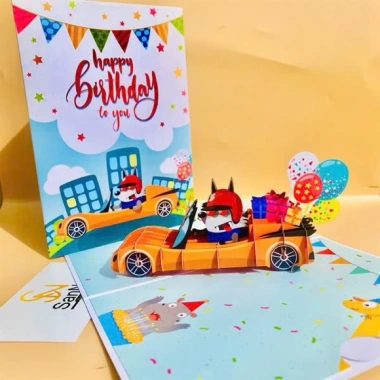 Thiệp 3D Popup sinh nhật Sanny Souvenir - Chúc mừng sinh nhật giá chỉ 25.000 VNĐ