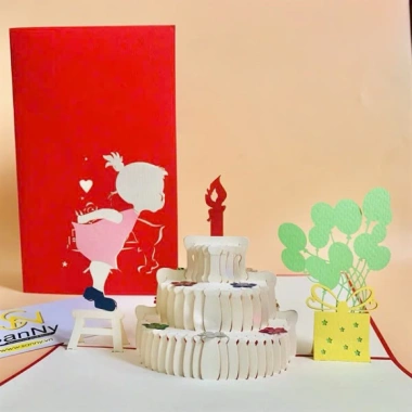 Thiệp 3D Popup sinh nhật Sanny Souvenir - Chúc mừng sinh nhật giá chỉ 25.000 VNĐ