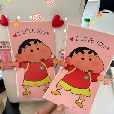 Thiệp 3D Shin Chan I Love You âm thanh – Thiệp tỏ tình sáng tạo Life Plus TGA03 45.000₫ 3