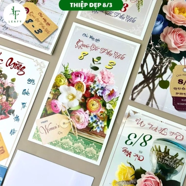 Thiệp 8/3 kèm phong bì Hàng Đẹp Chất Lượng Cao - Chúc Mừng Ngày Phụ Nữ, Giá 122.670₫ 7 Thiệp 8/3 kèm phong bì Hàng Đẹp Chất Lượng Cao - Chúc Mừng Ngày Phụ Nữ, Giá 122.670₫ 7