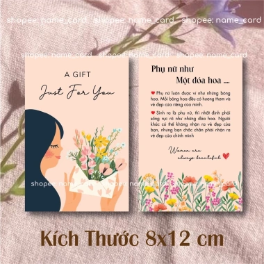 Thiệp 8/3 và 20/10 - Thiệp chúc mừng, quà tặng, số lượng nhiều, rẻ đẹp, chỉ 59.000₫ (giá gốc 76.700₫) 2