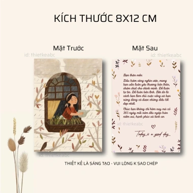 Thiệp 8/3 và 20/10 - Thiệp chúc mừng, quà tặng, số lượng nhiều, rẻ đẹp, chỉ 59.000₫ (giá gốc 76.700₫) 4