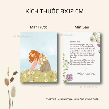 Thiệp 8/3 và 20/10 - Thiệp chúc mừng, quà tặng, số lượng nhiều, rẻ đẹp, chỉ 59.000₫ (giá gốc 76.700₫) 6