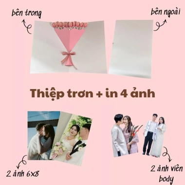 Thiệp bó hoa 8/3 - Quà tặng phụ nữ Việt, mẹ, cô giáo, người yêu, vợ chỉ 15.000 VND (giá gốc 18.600 VND)